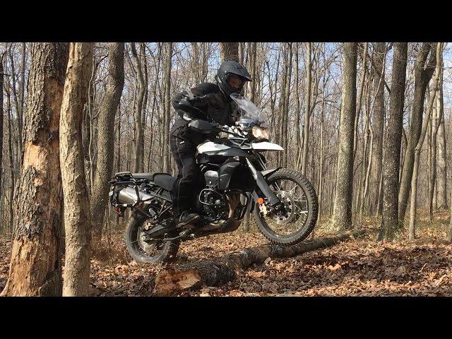 Poisk - Tiger 800 XC Clears Logs in Slow Motion