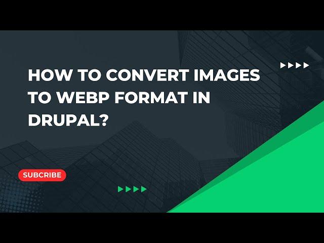 How to Convert Images to WebP Format in Drupal for Faster Website Performance | Drupal 10 Tutorial