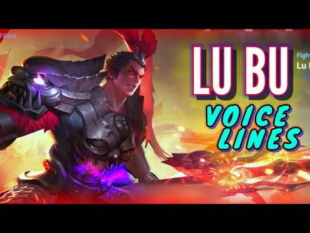 Lu Bu voice lines and quotes - dialogues Honor of Kings - Noygen