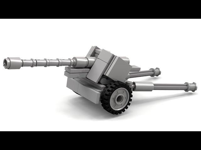 Lego WWII PaK-40 Instructions