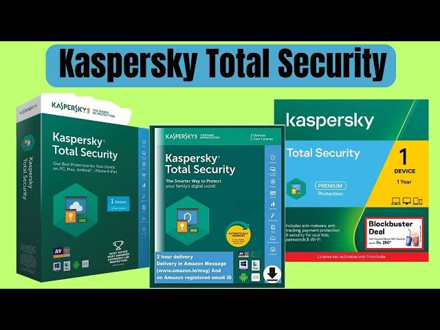 Kaspersky Total Security 2023 | How to Activate Kaspersky Antivirus #antivirus #kaspersky