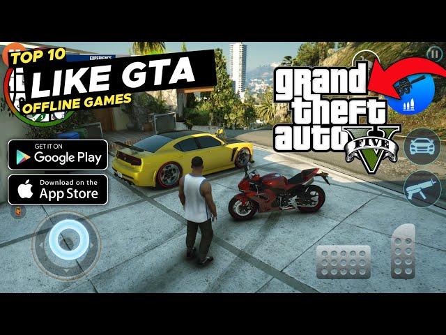 TOP 10 New Open World Games like GTA 5 for Android 2023 • Best Roleplay GTA Games • Offline Games