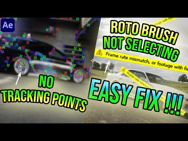 3D Camera & Roto Brush Issue Fix in After Effects