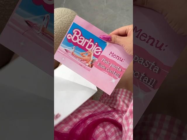 Barbie movie & dinner #barbie #barbie2023 #barbiemovie #margotrobbie