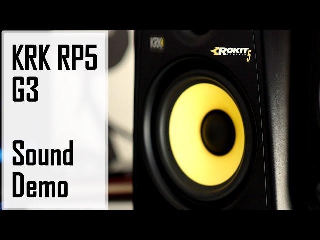 KRK Rokit 5 RP5 G3 sound test