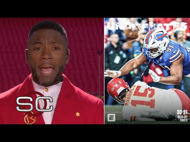 ESPN SC | Undefeated no more!!! - Ryan Clark on Josh Allen's late TD run lifts Bills over the Chiefs