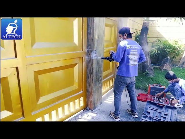 How to install a Swing Gate Opener (Inward Opening)