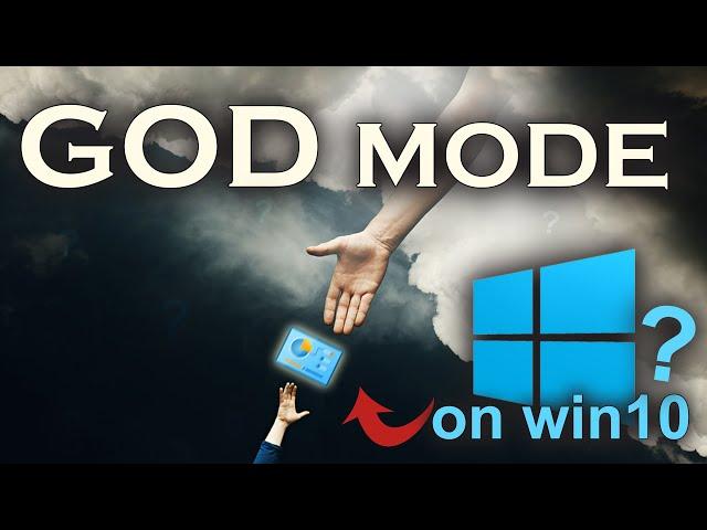 Activate WINDOWS 10 GOD MODE in 2024 and Unlock HIDDEN Features!