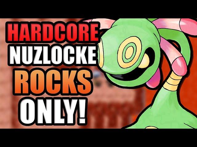 Pokémon Sapphire Hardcore Nuzlocke - Rock Types Only! (No items, No overleveling)