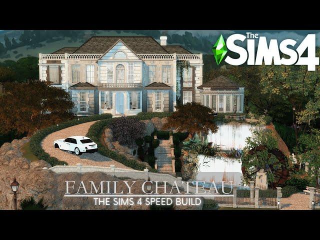 FAMILY CHATEAU | THE SIMS 4 CC BUILD W DOWNLOAD LINK | CALIPLAYSIMS