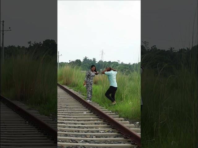 Fake Train Horn VS Cute Girl Prank Part 5 ! Emtiaz Bhuyan !! #shorts