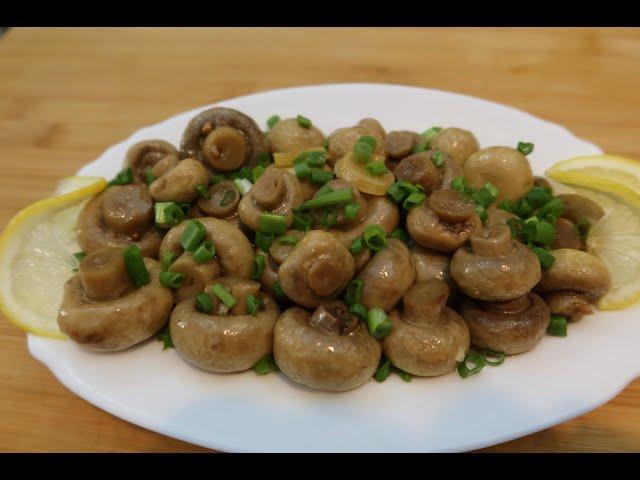 БЕСПОДОБНАЯ  ЗАКУСКА  МАРИНОВАННЫЕ ГРИБЫ  //  UNLIMITED SNACKS PICKLED MUSHROOMS  //