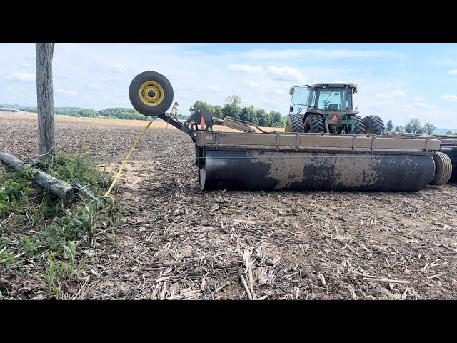 Farmer hits Electric Pole with tractor | Scary stuff!