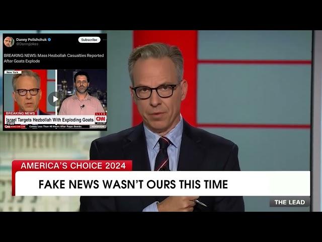 CNN'S Jake Tapper Issues Statement on Viral Exploding Goats Story