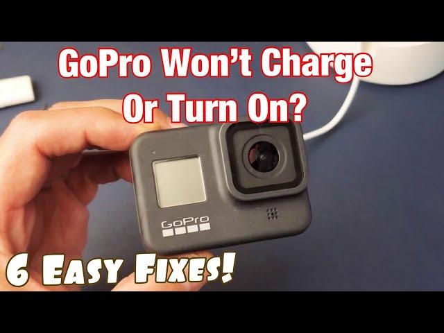 GoPro Hero 8/7/6/5: Won't Turn On or Charge? FIXED (6 Easy Solutions)