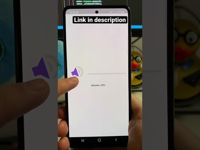Flutter volume shooter UI challenge #shorts