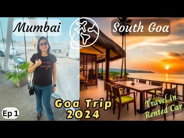 Goa Trip | Mumbai to Goa Flight Travel | Beautiful South Goa Tour | Enjoying Self Drive Rented Car