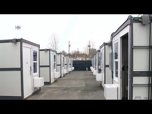 Barton Tiffany shelter opens with 40 cabins for encampment residents