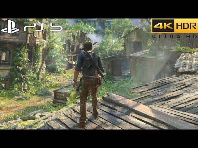 Uncharted 4: A Thief's End Remastered (PS5) 4K 60FPS HDR Gameplay - (PS5 Version)