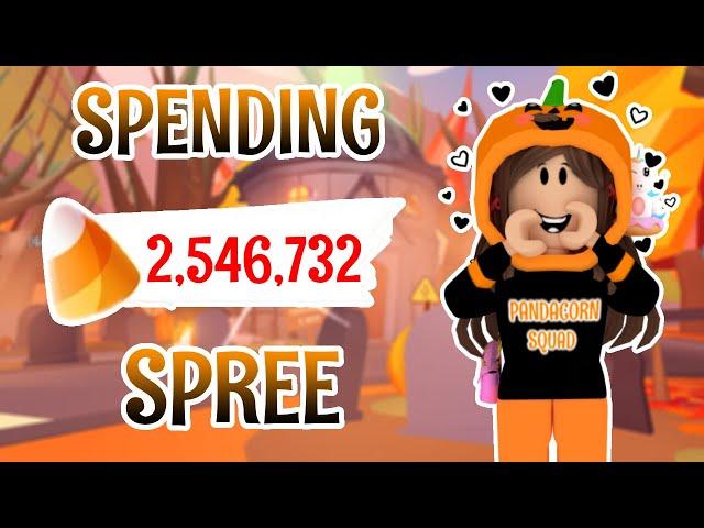 Going on a HUGE HALLOWEEN SHOPPING SPREE in Adopt Me! 