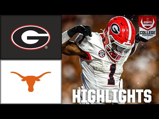 Georgia Bulldogs vs. Texas Longhorns | Full Game Highlights | ESPN College Football