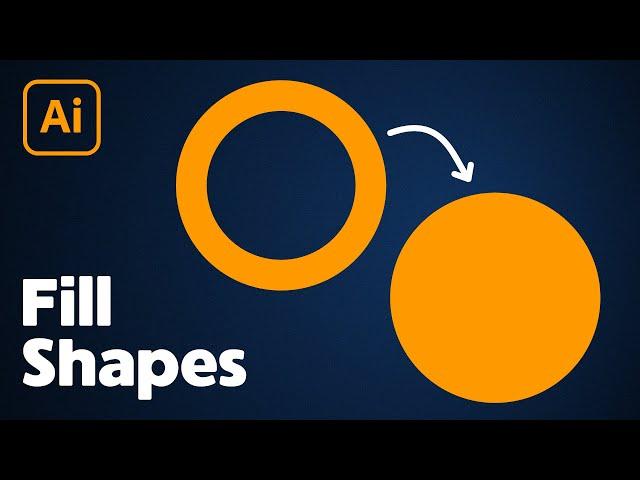 How to Fill a Shape in Illustrator