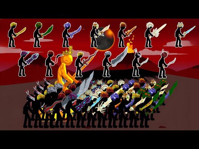 All 13 Skins Of Swordwrath, Which One Will Be The Strongest? | Stick War Legacy