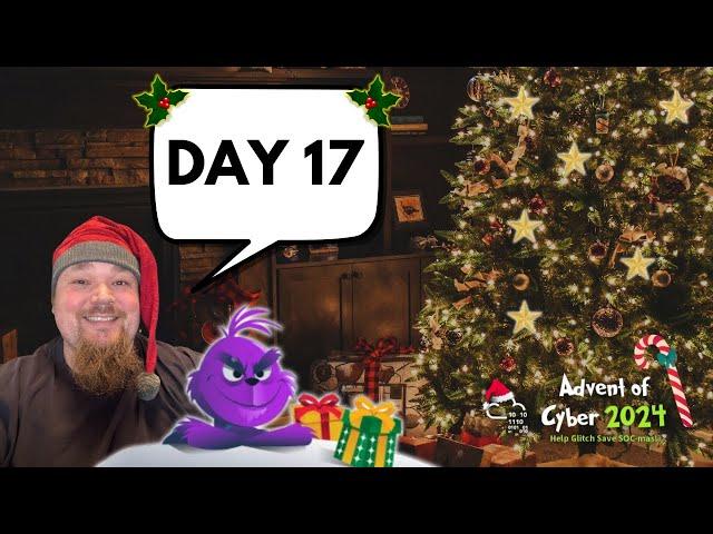 TryHackMe Advent of Cyber Day 17: Log Analysis & Investigating CCTV Attacks | Splunk Walkthrough