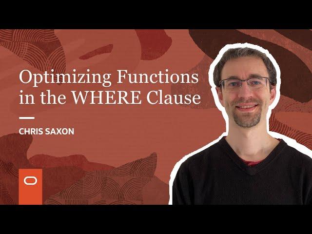 Optimizing functions in the WHERE clause