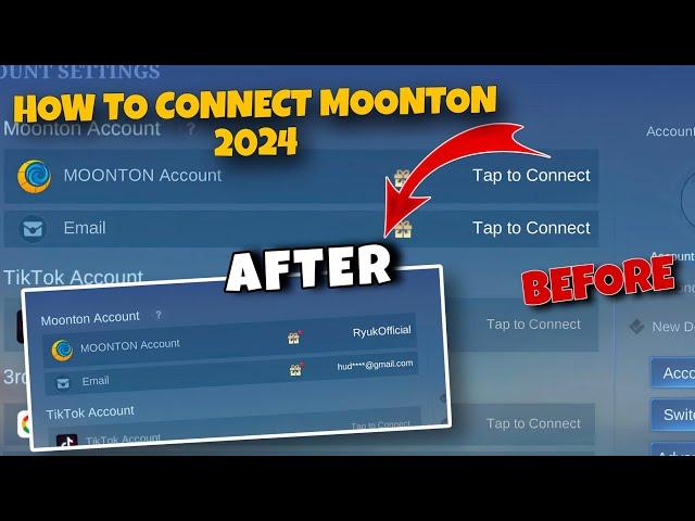 HOW TO CONNECT MOONTON TO YOUR MLBB ACCOUNT IN 2024 | MOBILE LEGENDS BANG BANG