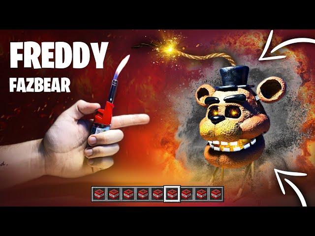 How to make Freddy's head out of clay | FNAF clay art tutorial