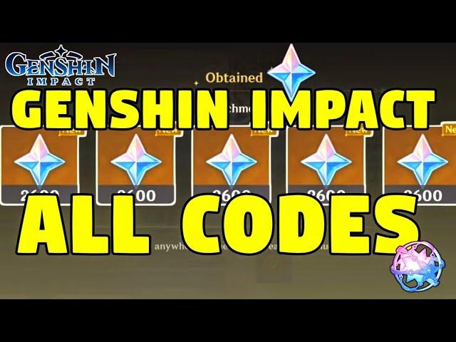 New GENSHIN IMPACT REDEEM CODES! Update 5.2 - Free Primogems