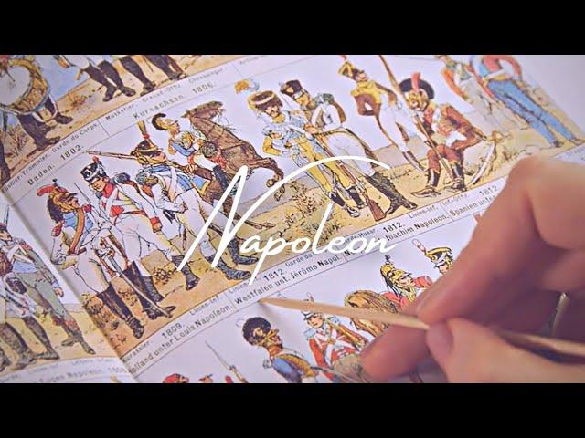 ASMR The Age of Napoleon (history, map tracing, soft spoken)