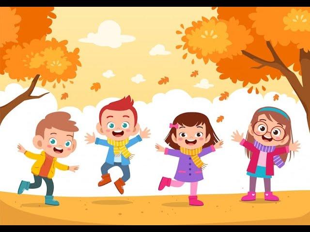 Английский для детей. Осень. Autumn. English for children.