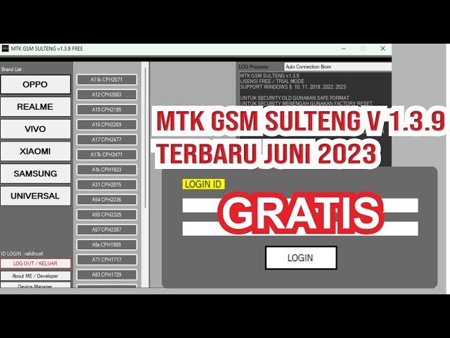 MTK GSM Sulteng Terbaru Versi 1.3.9 | Gratis