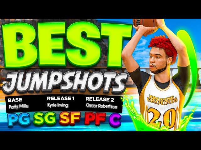 NEW BEST JUMPSHOTS FOR ALL BUILDS + 3PT RATINGS IN NBA2K25! HOW TO TIME EACH JUMPSHOT TO NEVER MISS!