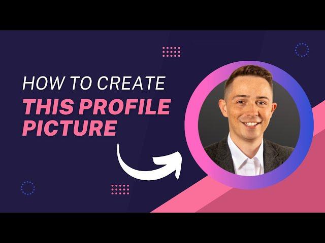 Canva: How to build a creative circle around your profile picture