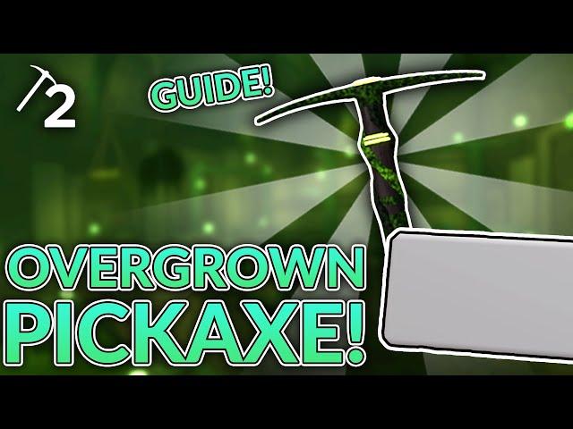 How to get the Overgrown Pickaxe in Refinery Caves 2 - ROBLOX