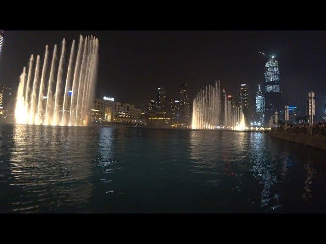 Singing dancing fountains in Dubai video