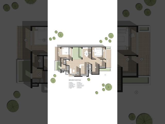 Architecture Floor Plan render using Photoshop #architecture #render #floorplan #photoshop #plan