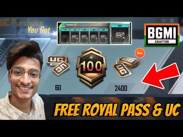 TRICK 300+ UC IN BGMI - UNLIMITED UC EARN TIPS & TRICKS - FREE A11 ROYAL PASS WITH LIVE PROOF