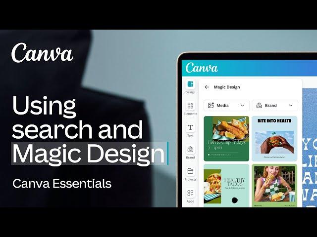 Using search and Magic Design: Your personal AI partner