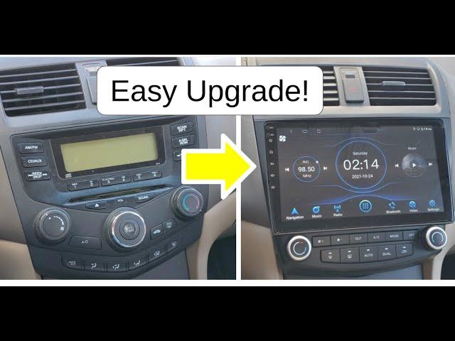 Easy Upgrade Fix for Broken Radio - 2004 Honda Accord - 10" Touchscreen!