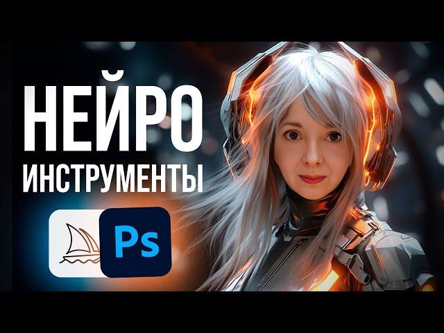 Photoshop + Midjourney 2024. ЛУЧШИЕ НЕЙРОИНСТРУМЕНТЫ для творчества и заработка