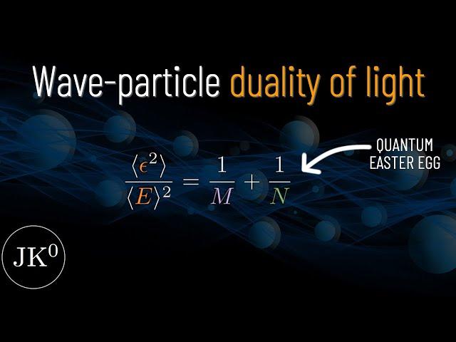 This is how the wave-particle duality of light was discovered