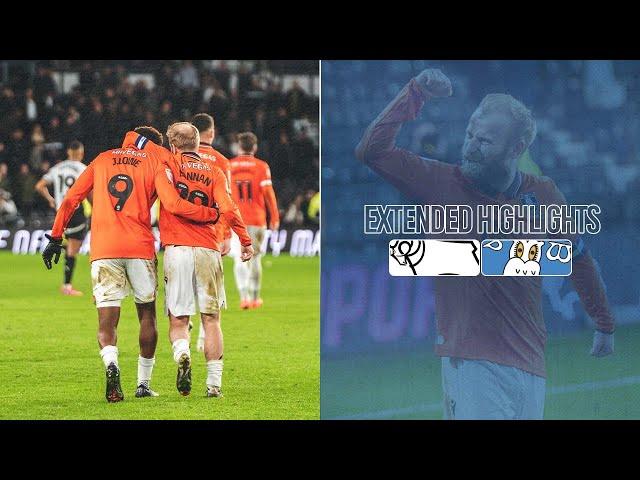 LATE DRAMA AT PRIDE PARK  | Extended highlights; Derby v SWFC