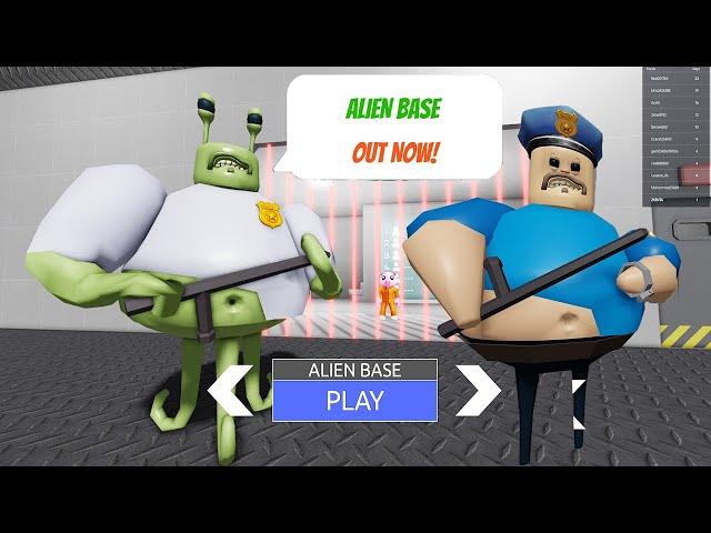 Alien Base Mode BARRY'S PRISON RUN New Game Huge Update Roblox - All Bosses Battle FULL GAME #roblox