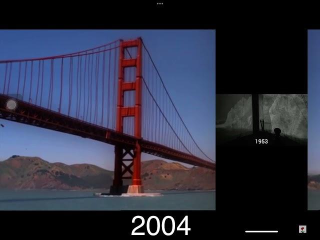 Evolution of golden  gate bridge