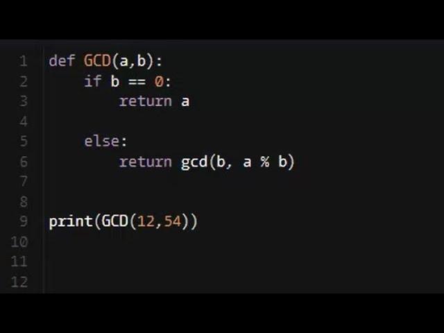 Python - Greatest Common Divisor W/ Recursion