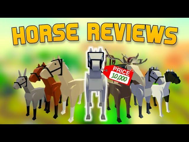 What are the TOP 3 BEST horses? - Roblox Wild West